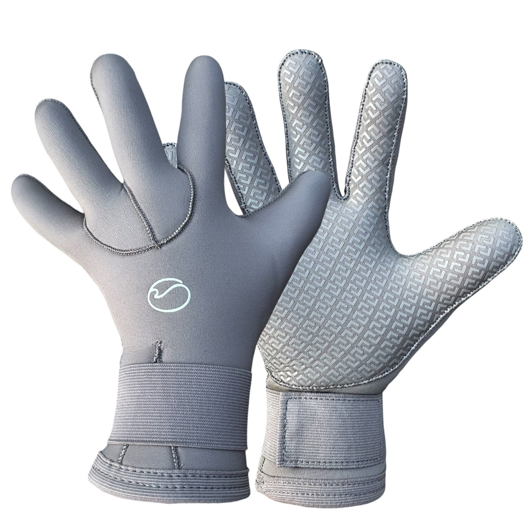 Neoprenhansker 5mm - Gråbeige